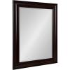imageKate and Laurel Aberdeen Traditional Framed Rectangle Bathroom Vanity MirrorBrown