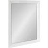 imageKate and Laurel Kalla Traditional Framed Rectangle Bathroom Vanity Mirror 26 x 32 White Rectangular Beveled Bathroom Mirror for Over Sink or for Use as Entryway or Living Room Decor