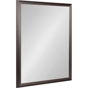 imageKate and Laurel Colette Traditional Framed Rectangle Bathroom Vanity Mirror 26 x 38 Gold Classic Rectangular Bathroom Mirror for Over Sink or for Use as Entryway or Living Room DecorPewter