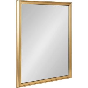 imageKate and Laurel Colette Traditional Framed Rectangle Bathroom Vanity Mirror 26 x 38 Gold Classic Rectangular Bathroom Mirror for Over Sink or for Use as Entryway or Living Room DecorGold