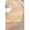 imageKate and Laurel Conan Modern Oval Mango Wood Side Table 22 x 14 x 22 Natural Wood MidCentury Capsule End Table with Tapered Dowel Legs for Use as Bedroom Nightstand or Indoor Plant Stand