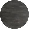 imageKate and Laurel Engles Traditional AdjustableHeight Pedestal Side Table 14 x 14 x 30 Black Marble and Antique Brass Vintage Round End Table for Use as Indoor Plant Stand with Authentic Marble TopBlackGold