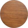 imageKate and Laurel Foxford Tiered Round Side Table 16 x 16 x 23 Walnut Brown Transitional TwoTier Circle Nightstand Table with Storage and Resilient Wood Construction for Bedroom DecorWalnut Brown