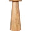 imageKate and Laurel Hemingson Modern Mango Wood Round Drink Table 10 x 10 x 22 Natural Wood MidCentury Circle Pedestal Table for Use as Bedroom Nightstand Indoor Plant Stand or Living Room AccentNatural