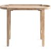 imageKate and Laurel Jovie Modern Scalloped Rectangle Wooden Console Table 38 x 14 x 30 Light Natural Transitional Decorative Entryway Table with Scalloped Tabletop Shape for Entry Decor OptionNatural