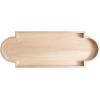 imageKate and Laurel Jovie Modern Scalloped Rectangle Wooden Console Table 38 x 14 x 30 Light Natural Transitional Decorative Entryway Table with Scalloped Tabletop Shape for Entry Decor OptionNatural