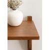 imageKate and Laurel Meridien Modern Wood Floating Side Table 18 x 12 x 24 Rustic Brown Contemporary Wooden Floating End Table for Use as Living Room Decor Accent or OverTheToilet Storage ShelfRustic Brown