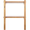 imageKate and Laurel Meridien Modern Wood Floating Side Table 18 x 12 x 24 Rustic Brown Contemporary Wooden Floating End Table for Use as Living Room Decor Accent or OverTheToilet Storage ShelfRustic Brown