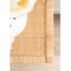 imageKate and Laurel Rafina Coastal Rectangle Rattan Side Table 22 x 14 x 24 Natural Brown Transitional Boho Rectangular Woven Rattan End Table for Use as Living Room Decor Accent