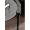 imageKate and Laurel Santoro Modern Floating Glass Round Coffee Table 28 x 26 x 18 Black Transitional Circle Living Room Table with Tempered Glass Tabletop and Mango Wood LegsBlack