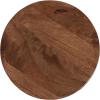 imageKate and Laurel Solbrett Transitional Sophisticated Round Drink Table 10 x 10 x 22 Natural Wood Sculptural Bedroom Nightstand with Unique Pedestal Table Design for Use as Indoor Plant StandWalnut Brown