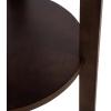 imageKate and Laurel Talcott Modern Round Wood Side Table 12 x 12 x 28 Natural Wood Transitional Decorative TwoTier End Table for Use as a Bedroom Nightstand or Living Room Plant StandDark Brown
