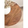 imageKate and Laurel Talcott Modern Round Wood Side Table 12 x 12 x 28 Natural Wood Transitional Decorative TwoTier End Table for Use as a Bedroom Nightstand or Living Room Plant StandWalnut Brown