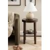 imageKate and Laurel Talcott Modern Round Wood Side Table 12 x 12 x 28 Natural Wood Transitional Decorative TwoTier End Table for Use as a Bedroom Nightstand or Living Room Plant StandDark Brown
