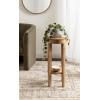 imageKate and Laurel Talcott Modern Round Wood Side Table 12 x 12 x 28 Natural Wood Transitional Decorative TwoTier End Table for Use as a Bedroom Nightstand or Living Room Plant StandNatural