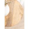 imageKate and Laurel Talcott Modern Round Wood Side Table 12 x 12 x 28 Natural Wood Transitional Decorative TwoTier End Table for Use as a Bedroom Nightstand or Living Room Plant StandNatural