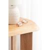 imageKate and Laurel Vaux Modern Mango Wood Rectangular Side Table 22 x 14 x 22 Natural Wood Transitional Rectangle End Table with Angled Tabletop Edge for Bedroom Nightstand or Indoor Plant Stand