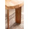 imageKate and Laurel Vaux Modern Mango Wood Rectangular Side Table 22 x 14 x 22 Natural Wood Transitional Rectangle End Table with Angled Tabletop Edge for Bedroom Nightstand or Indoor Plant Stand