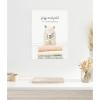 imageKate and Laurel Alpaca Fluff and Fold Framed Canvas Wall Art by Amy Peterson 18 x 24 Sylvie White Whimsical Animals Humor Art for Wall Decor Living Room Bedroom