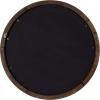 imageKate and Laurel Audubon Modern Wood Framed Wall Mirror 28 inch Diameter Rustic Brown Decorative Farmhouse Round MirrorRustic Brown
