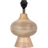 imageKate and Laurel Bahira Modern Metal Bedside Table Lamp 8 x 8 x 17 Antique Brass Sculptural Decorative Tabletop Desk Lamp with Linen Shade for Living Room DecorNatural
