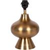 imageKate and Laurel Bahira Modern Metal Bedside Table Lamp 8 x 8 x 17 Antique Brass Sculptural Decorative Tabletop Desk Lamp with Linen Shade for Living Room DecorGold