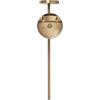 imageKate and Laurel Blaise Traditional Metal Wall Sconce 5 x 6 x 24 Antique Brass Vintage Round Candle Holder with Removable Glass Cylinder for Flameless Candles