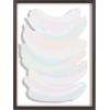 imageKate and Laurel Blake Bright Abstract Framed Printed Glass Wall Art by Jessi Raulet of Ettavee 18x24 Gold Modern Colorful Abstract Art for WallGold