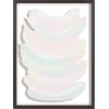 imageKate and Laurel Blake Bright Abstract Framed Printed Glass Wall Art by Jessi Raulet of Ettavee 18x24 Gold Modern Colorful Abstract Art for WallGray