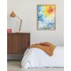 imageKate and Laurel Blake Under the Hawaiian Sun Framed Printed Glass Wall Art by Janet MeinkeLau 18x24 Natural Colorful Vibrant Sun Mosaic Inspired Wall DcorNatural