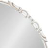 imageKate and Laurel Brynley Decorative Metal Round Mirror 24 Antique Gold Traditional Ornate Circle Mirror with Iron Detail and Modern Rounded Frame ShapeWhite