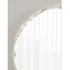 imageKate and Laurel Brynley Decorative Metal Round Mirror 24 Antique Gold Traditional Ornate Circle Mirror with Iron Detail and Modern Rounded Frame ShapeWhite