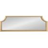imageKate and Laurel Ciel Modern Glam Metal Wall Shelf Set Set of 2 Gold Elegant Wall Decor and StorageGold