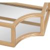 imageKate and Laurel Ciel Modern Glam Metal Wall Shelf Set Set of 2 Gold Elegant Wall Decor and StorageGold