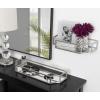 imageKate and Laurel Ciel Modern Glam Metal Wall Shelf Set Set of 2 Gold Elegant Wall Decor and StorageSilver