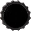 imageKate and Laurel Claudel Modern Round Scalloped Planter Pot 12 x 12 x 12 Black Transitional Wavy Planter for Indoor Plants for Living Room or Sunroom Decor