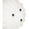 imageKate and Laurel Claudel Modern Round Scalloped Planter Pot 12 x 12 x 12 White Transitional Wavy Planter for Indoor Plants for Living Room or Sunroom Decor
