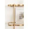 imageKate and Laurel Curventi ThreeTiered Wavy Wall Shelf 20 x 7 x 28 Gold Glam Decorative Scalloped Storage Shelves and Wall Organizer for Over The Toilet Storage Bathroom Display