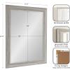 imageKate and Laurel Dalphia Traditional Framed Rectangle Bathroom Vanity Mirror275L x 215W