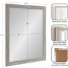 imageKate and Laurel Dalphia Traditional Framed Rectangle Bathroom Vanity Mirror315L x 255W