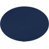 imageKate and Laurel Decklyn Decorative Glam Oval Side Table 16 x 12 x 24 White and Gold Modern Round Living Room Table with Pull Drawer for Useful StorageNavy Blue