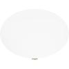 imageKate and Laurel Decklyn Decorative Glam Oval Side Table 16 x 12 x 24 White and Gold Modern Round Living Room Table with Pull Drawer for Useful StorageWhiteGold