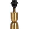 imageKate and Laurel Deori Modern Metal and Marble Bedside Table Lamp 8 x 8 x 20 Antique Brass and White Marble Decorative Tapered Hourglass Tabletop Desk Lamp with Linen Shade for Living Room DecorWhiteGold
