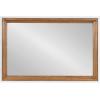 imageKate and Laurel Ellison Transitional TwoTone Rectangle Wall Mirror 24 x 36 Rustic Brown and White Modern Rectangular Wooden Bathroom Mirror for Vanity with Traditional Stepped Frame