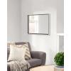 imageKate and Laurel Gibson Coastal Wall Mirror 18 x 24 White and Gray Decorative Rectangle Mirror for WallGrayWhite