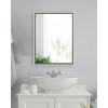 imageKate and Laurel Gibson Coastal Wall Mirror 18 x 24 White and Gray Decorative Rectangle Mirror for WallGrayWhite