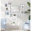 imageKate and Laurel Gibson Coastal Wall Mirror 18 x 24 White and Gray Decorative Rectangle Mirror for WallGrayWhite