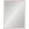 imageKate and Laurel Gibson Coastal Wall Mirror 18 x 24 White and Gray Decorative Rectangle Mirror for WallWhiteNatural