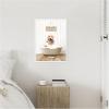 imageKate and Laurel Golden Retriever in Hot Bath Framed Canvas Wall Art by Amy Peterson 18 x 24 Sylvie White Whimsical Animals Humor Art for Wall Decor Living Room Bedroom