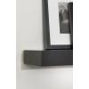 imageKate and Laurel Havlock Modern Wood TwoPiece Floating Corner Shelf Set 26 x 8 x 3 Black Wooden Corner Shelving with Unique Geometric Shape for Living Room Decor or Entryway Storage